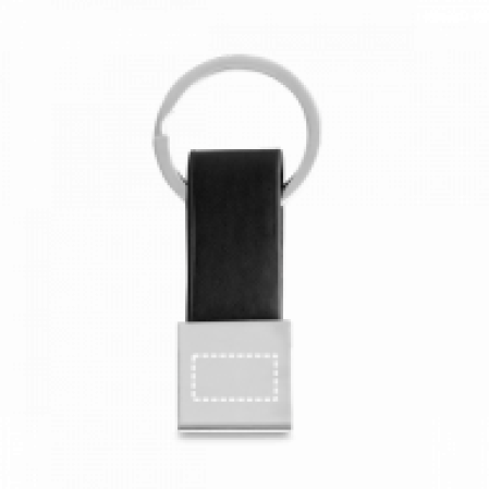 Μπρελόκ απο μέταλλο και δέρμα BUMPER (TS 87139) χώρος εκτύπωσης 2